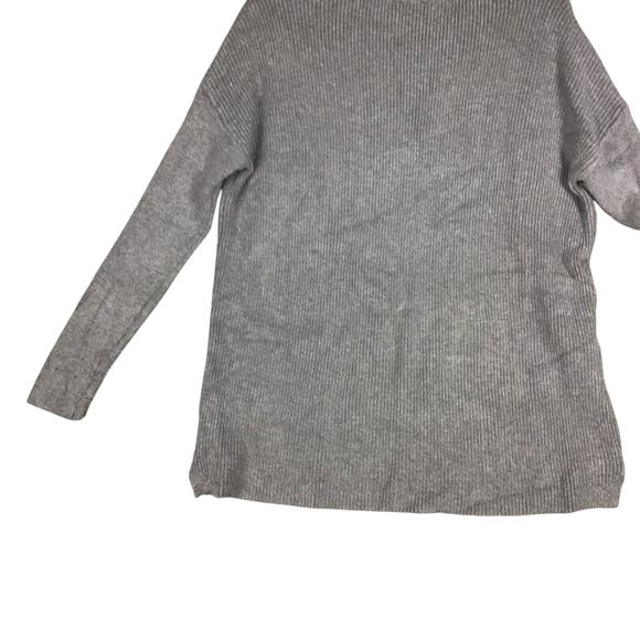 Devotion by Cyrus Women's Size Large Sweater Cowl Neck Chunky Knit Charcoal - Picture 12 of 13